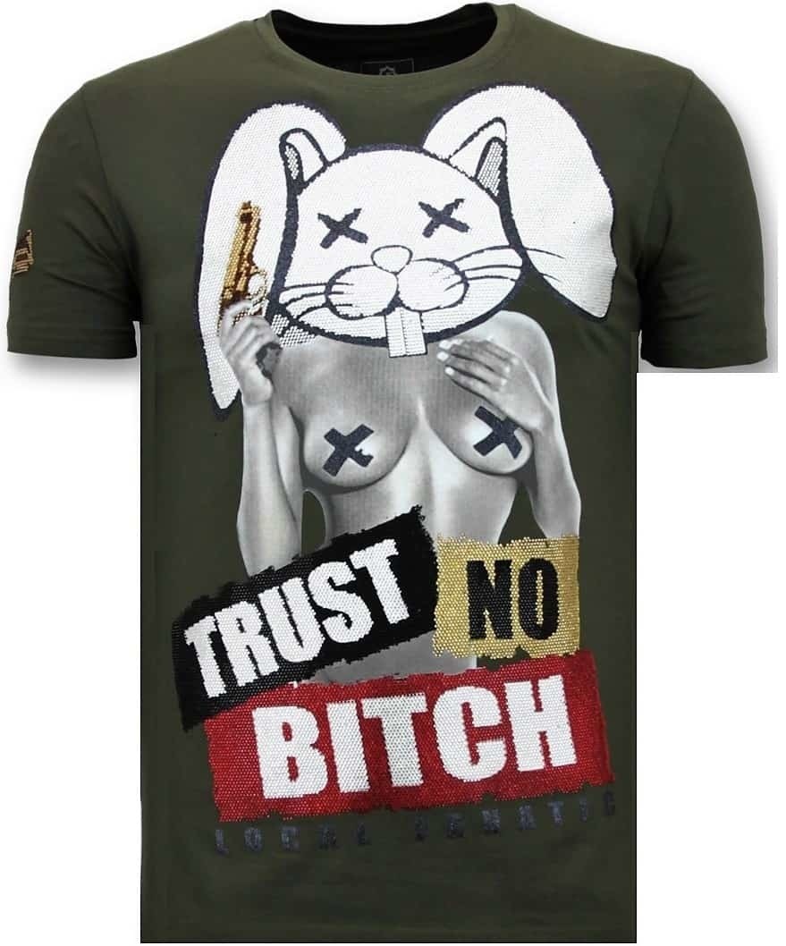 Män T-Shirt - Lita No Bitch Grön