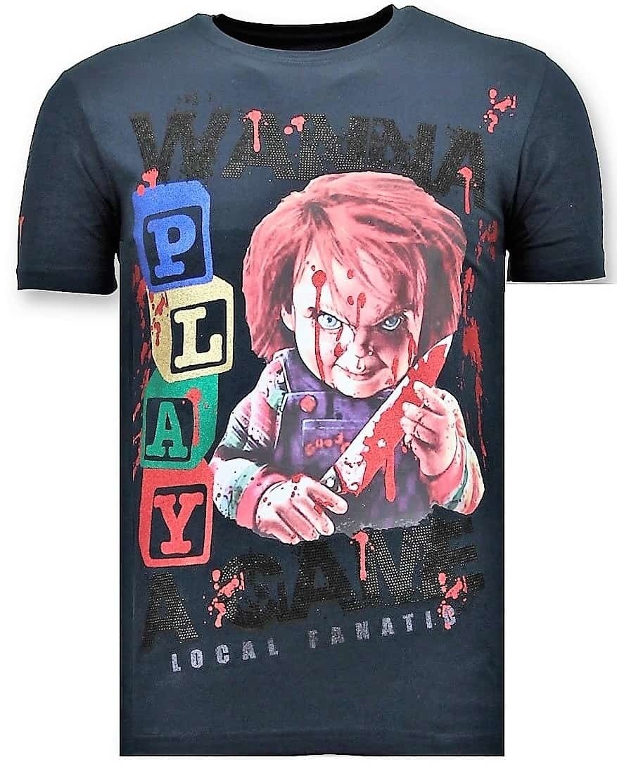 Män T-Shirt - Chucky Childs Play Blå