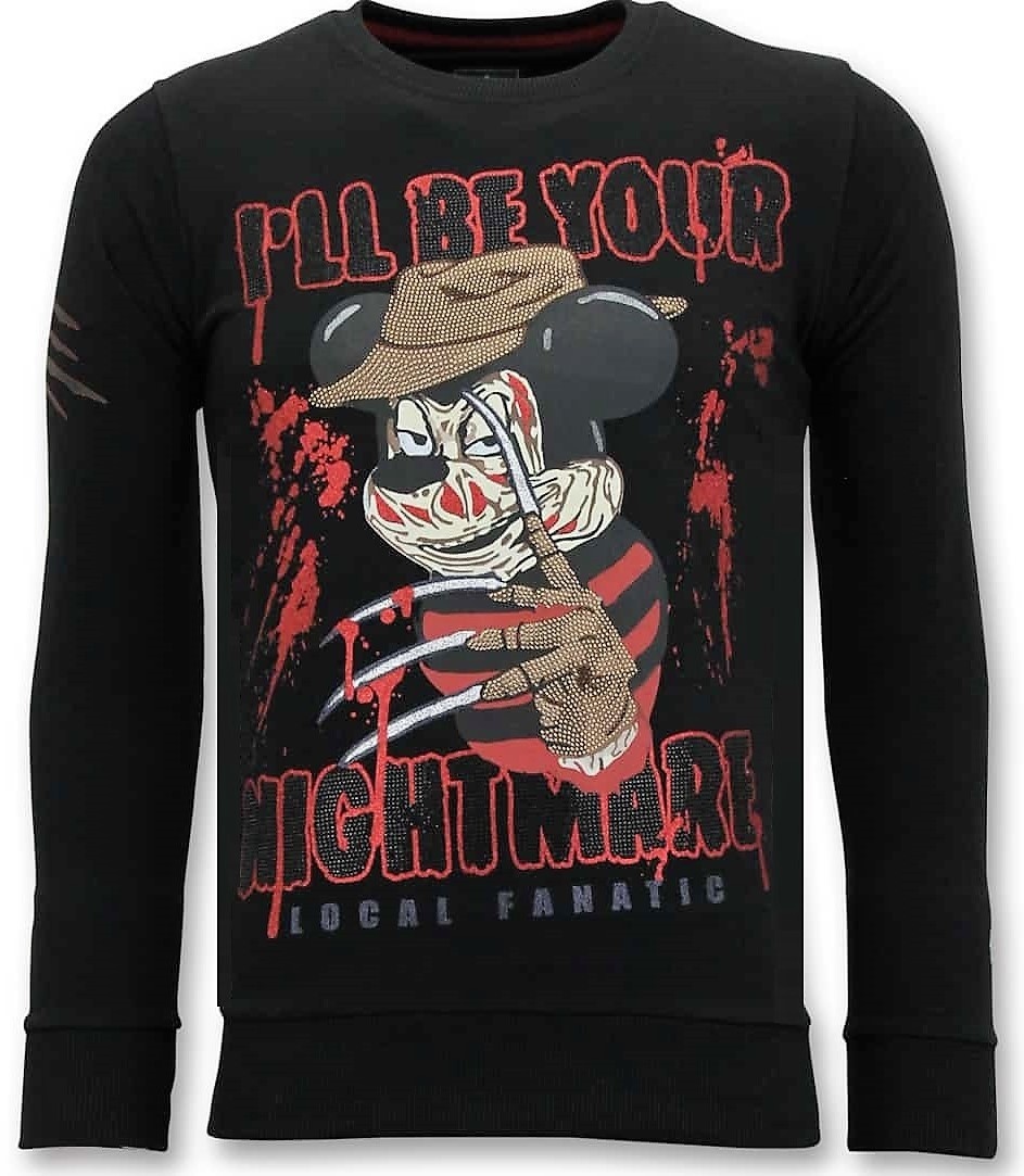 Män's - Freddy Krueger - -Z - Svart