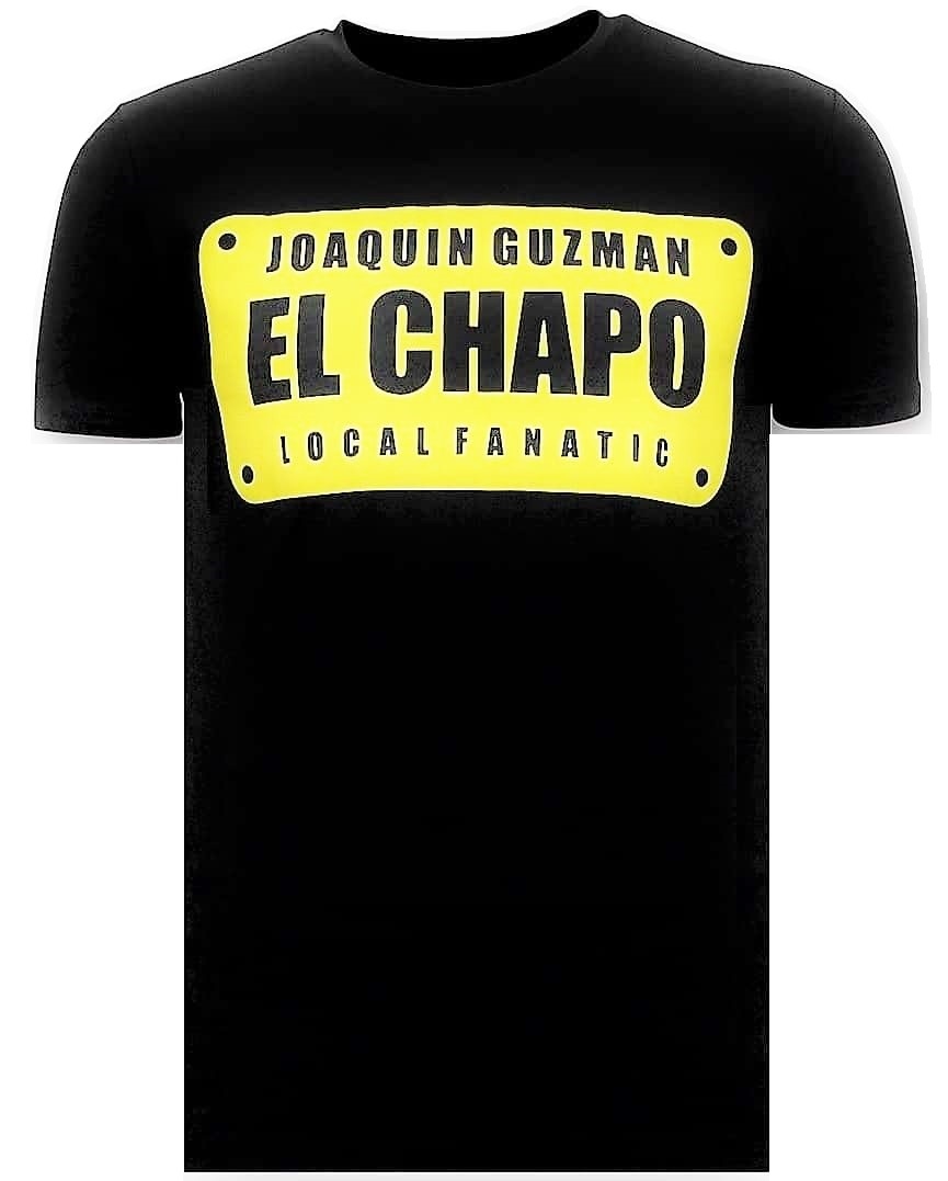 T-Shirt - Joaquin El Chapo Guzman - Svart