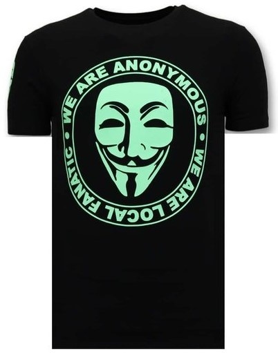 T-Shirt - We Are Anonymous - Svart