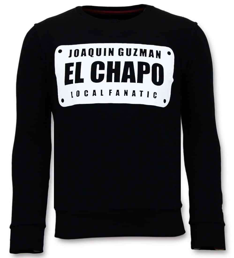Män Tröja - Joaquin El Chapo Guzman - Svart