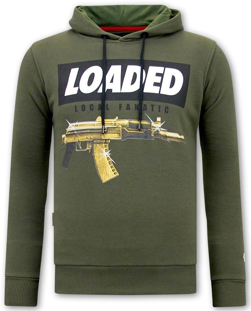 Herr Huvtröja Loaded Gun - Grön