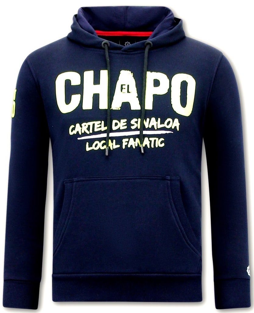 Herr Huvtröja El Chapo - Blå
