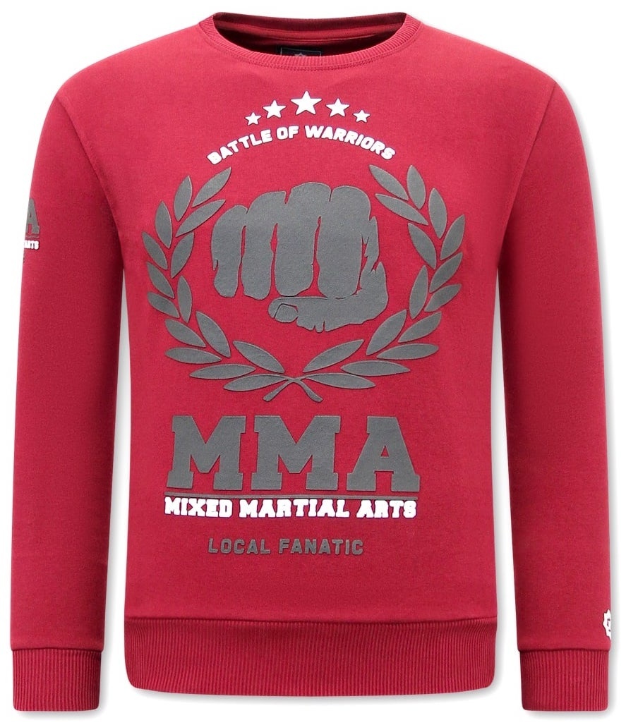 MMA Fighter SweaT-Shirt Herr - Bordeaux