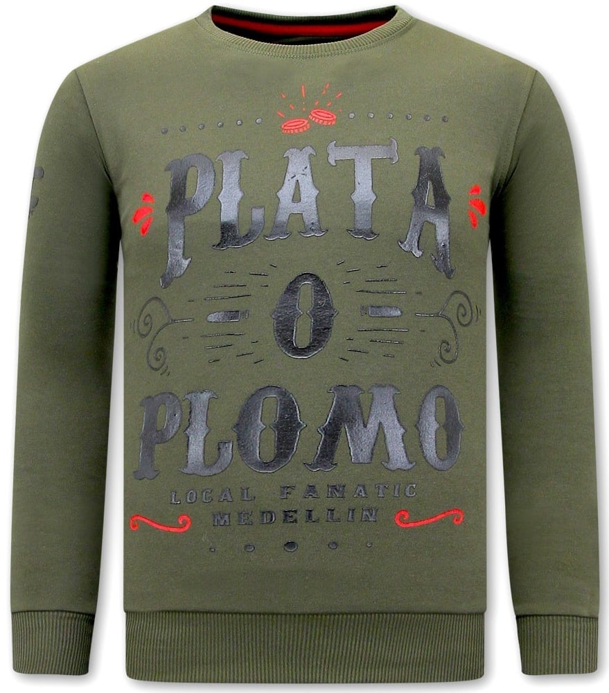 Tröjor Herr PLATA O PLOMO - Grön
