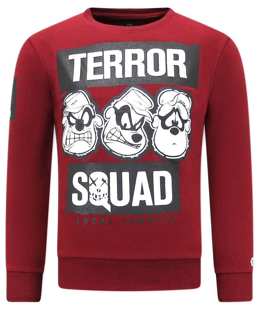 Terror Beagle Boys Tröjor Herr - Bordeaux