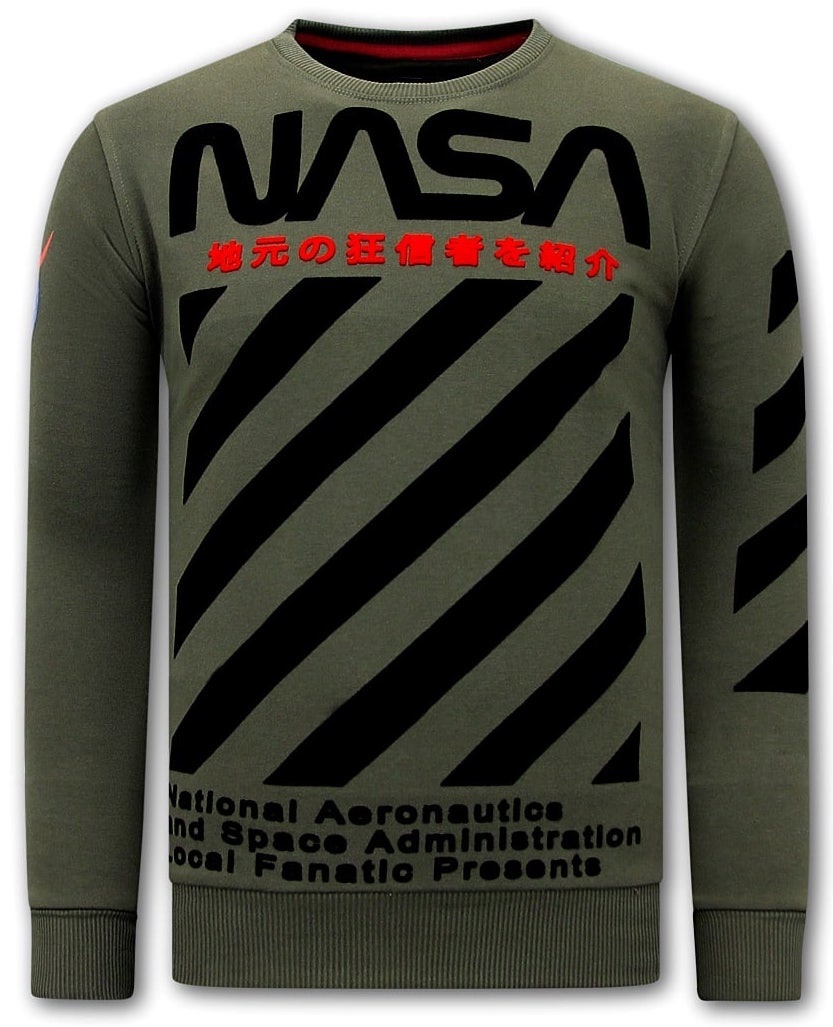 NASA Tröjor Herr - Grön