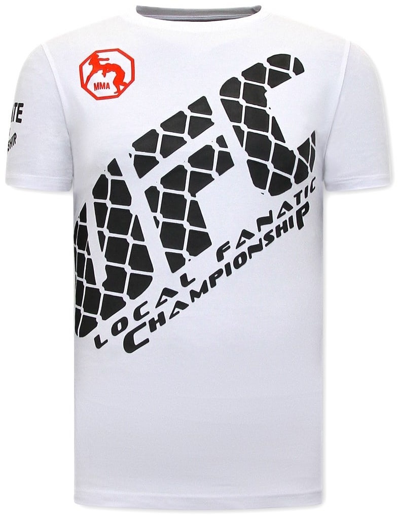 T-Shirt Med Tryck UFC - Vit