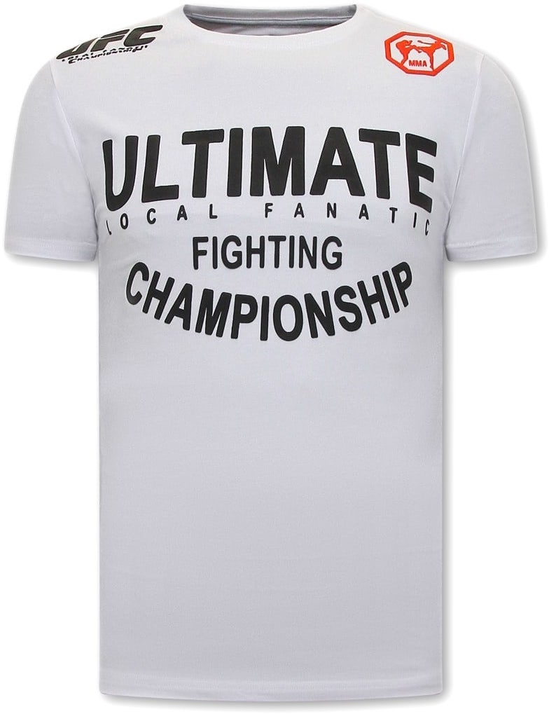 T-Shirt Med Tryck UFC Ultimate - Vit