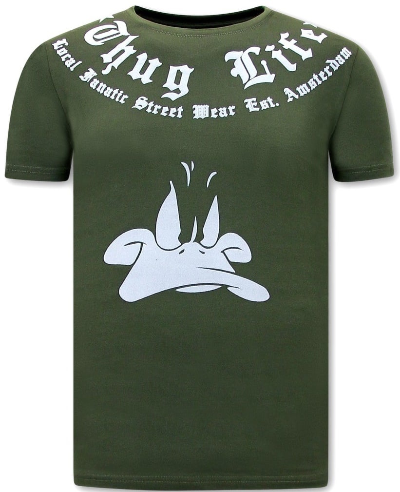 Thug Life Herr T-Shirt - Grön