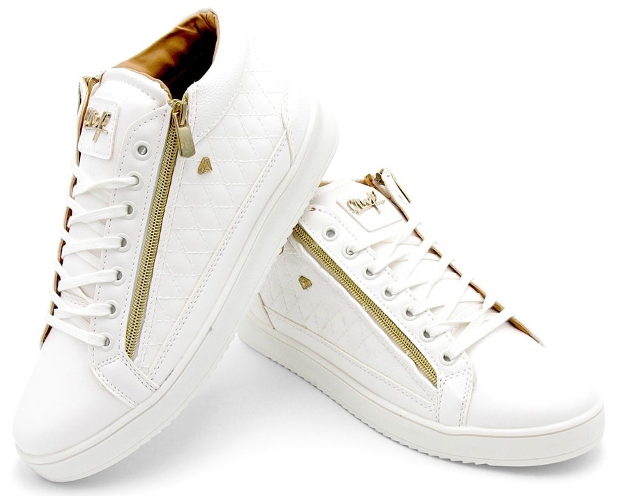 Cash Money - Sneakers Herr Jailor Full White Vit