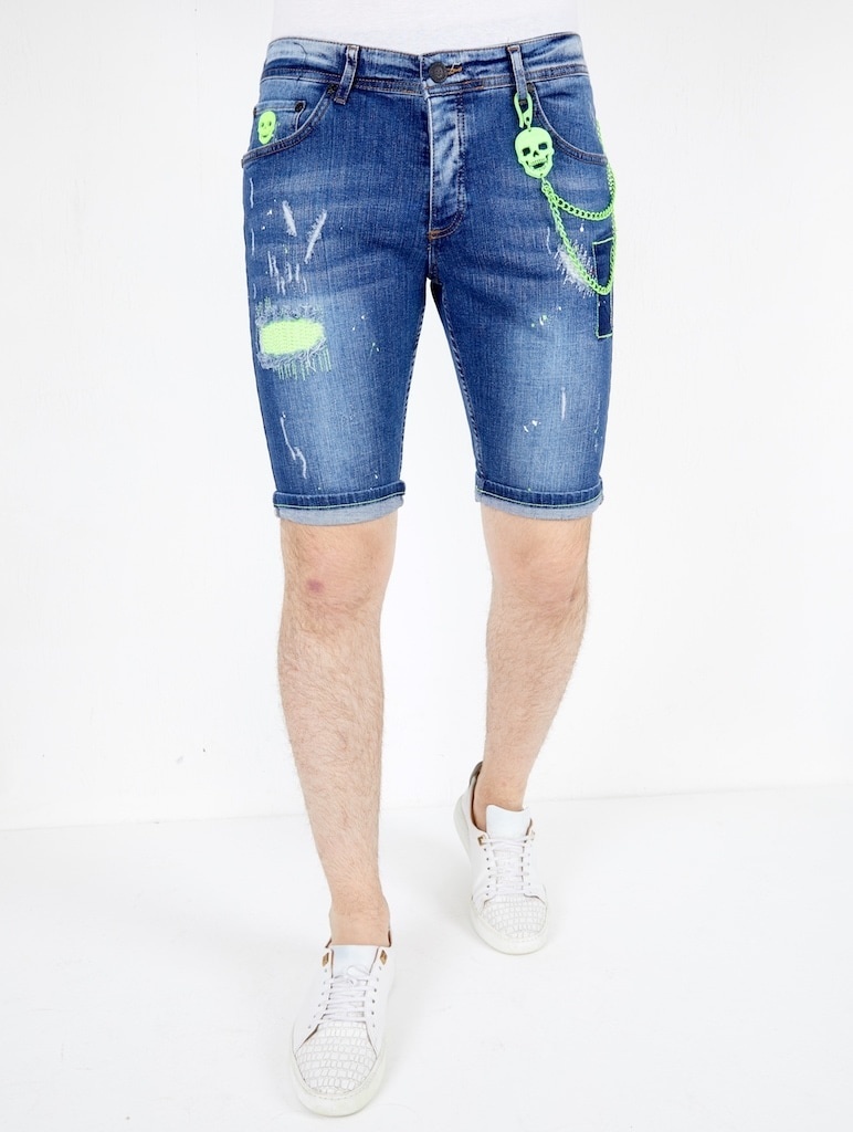 Shorts Bomull Herr - Bla