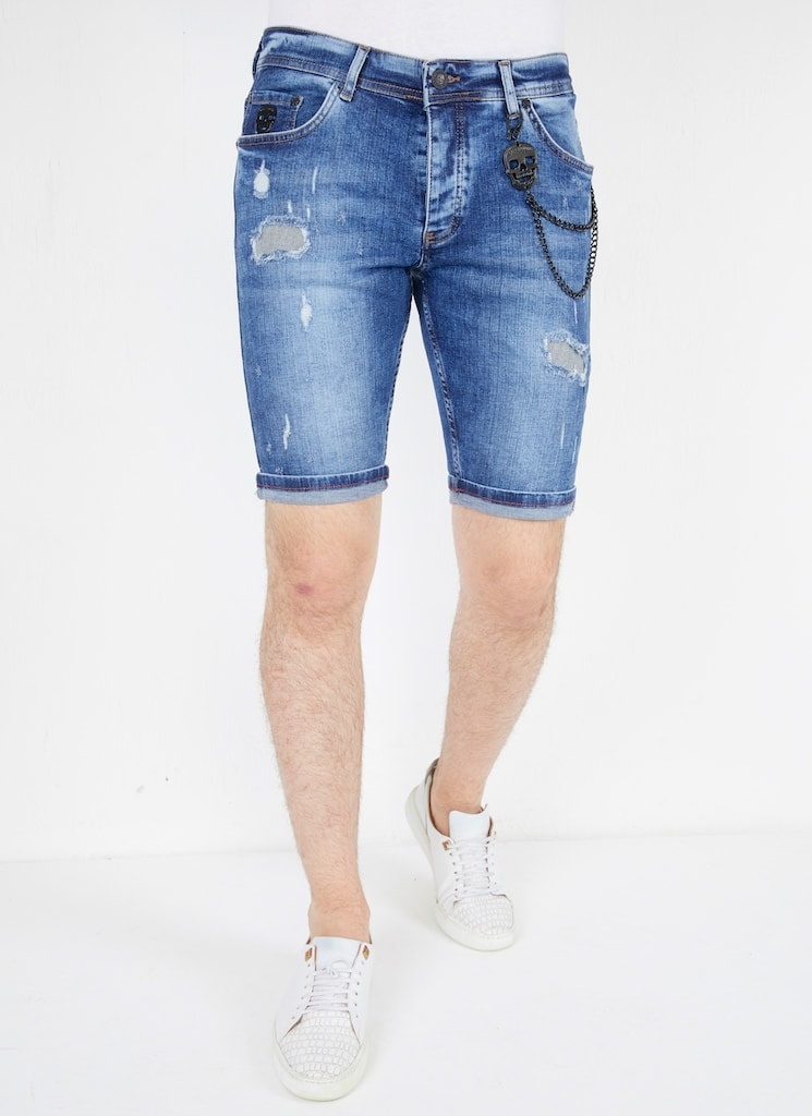 Halvlånga Shorts - Bla