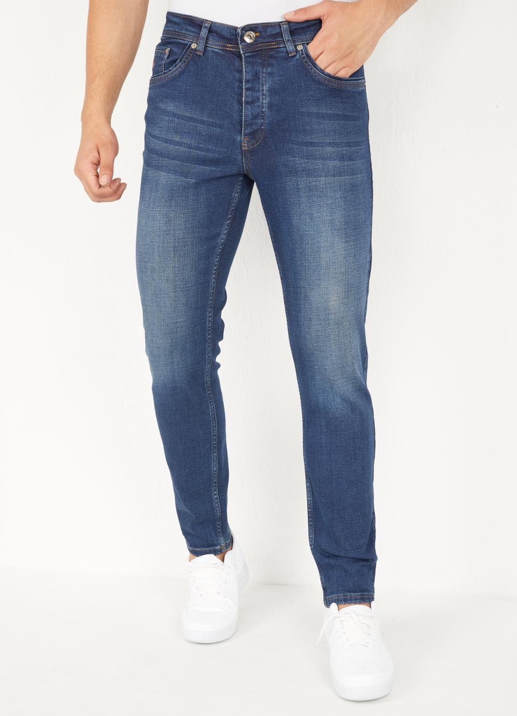 Regular Fit Handla Jeans På Nätet Blå