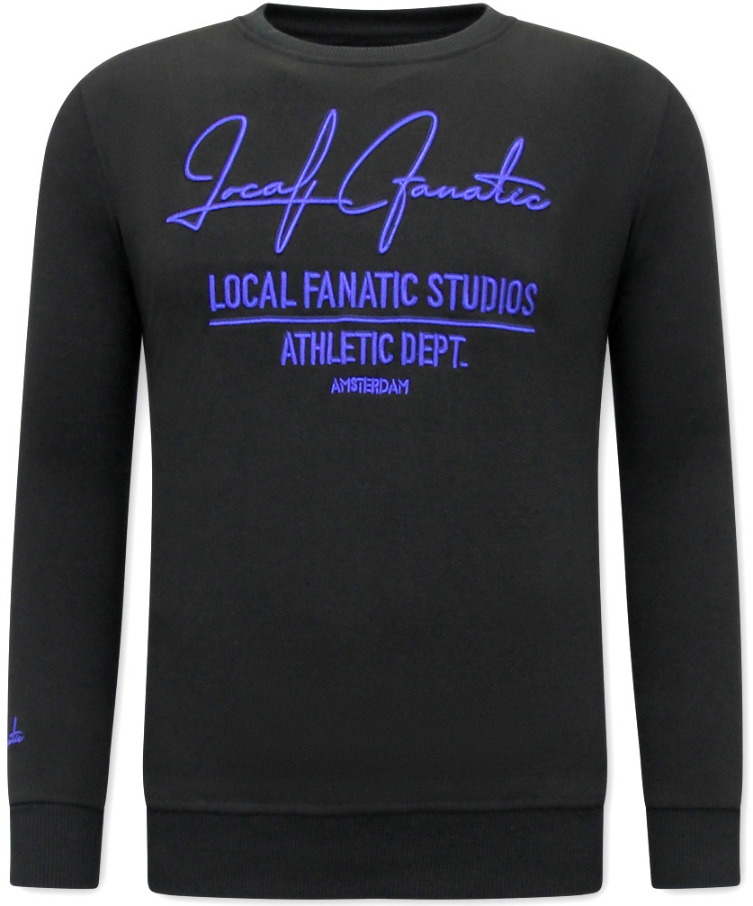 Athletic Dept Herr SweaT-Shirt Svart