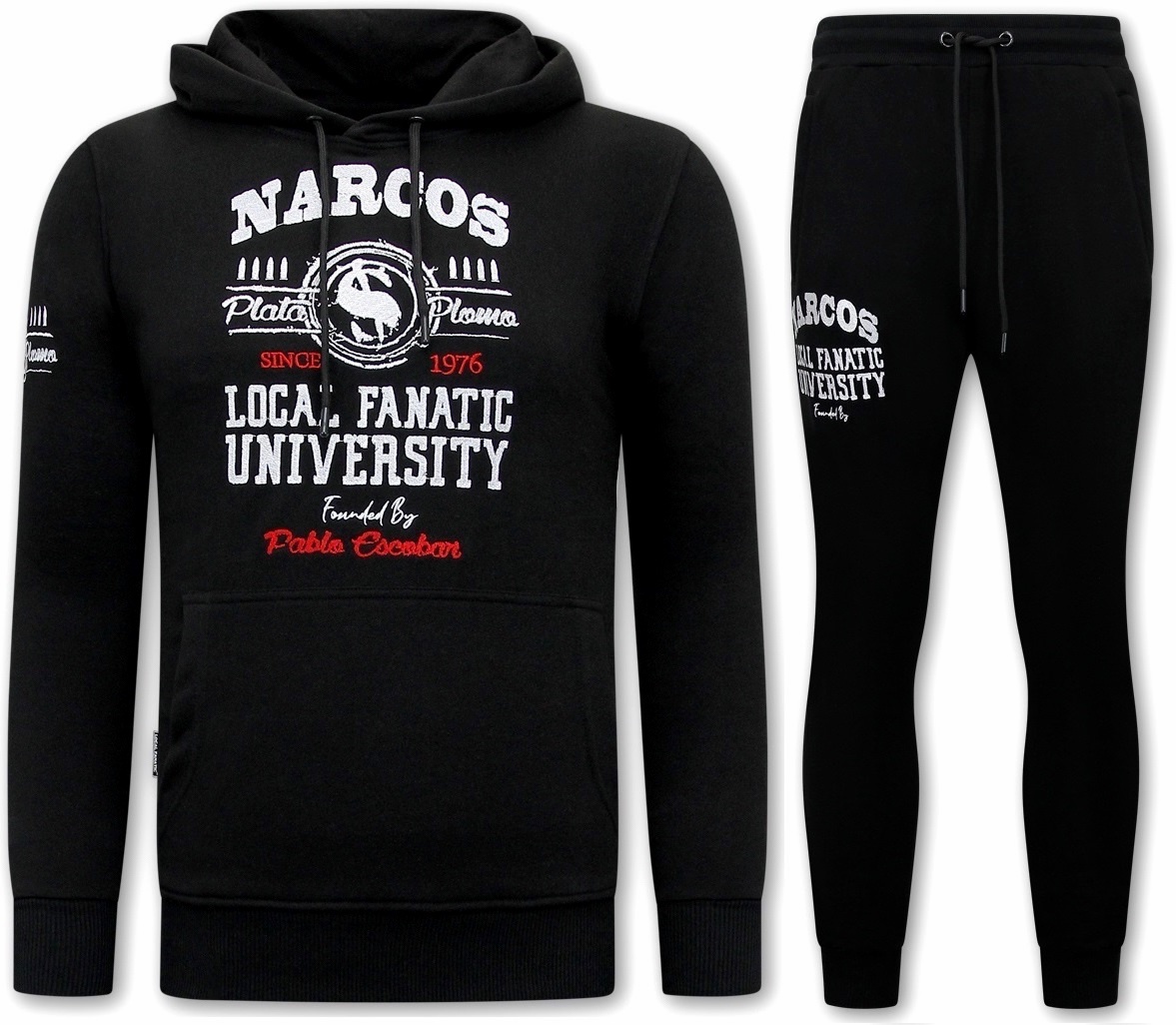 Narcos University Träningsoverall Svart