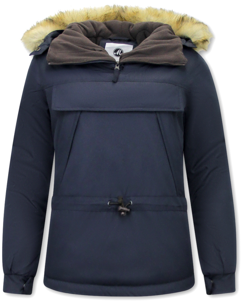 Anorak Kort Parkas Jacka Dam Bla