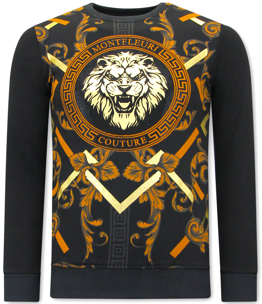 Tröjor Män Lion Svart