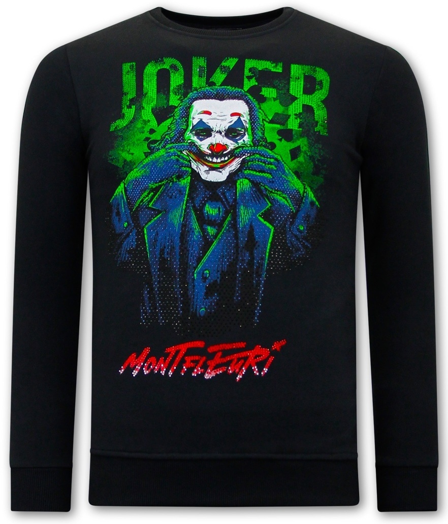 SweaT-Shirt For Men Joker Svart