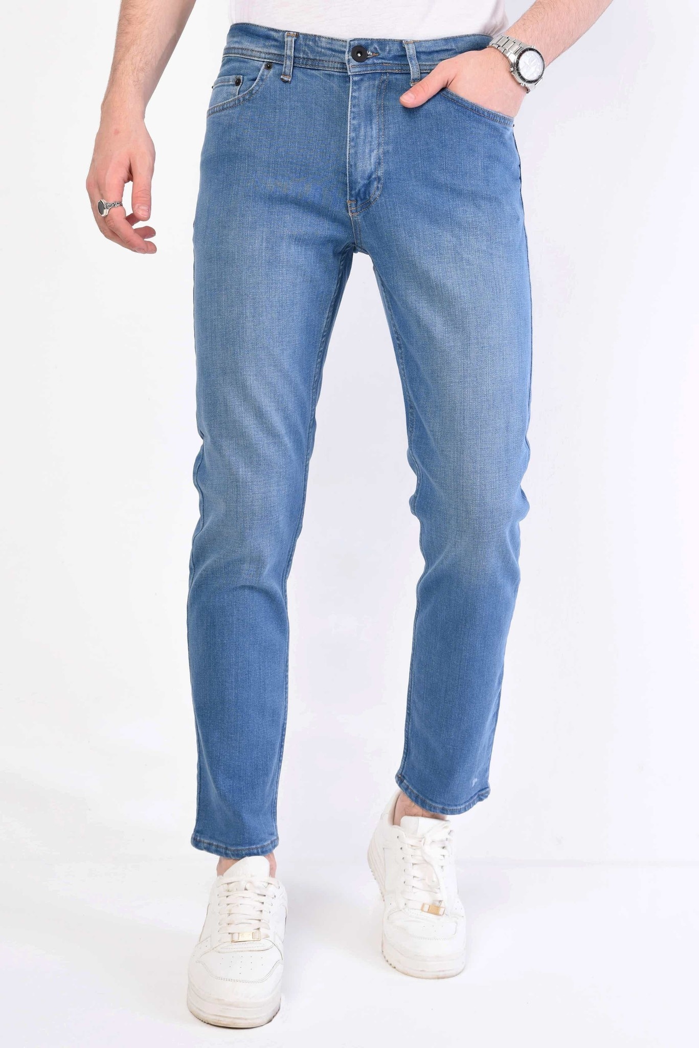 Trendiga Jeans Herr Regular Fit - DP-NW - Bla