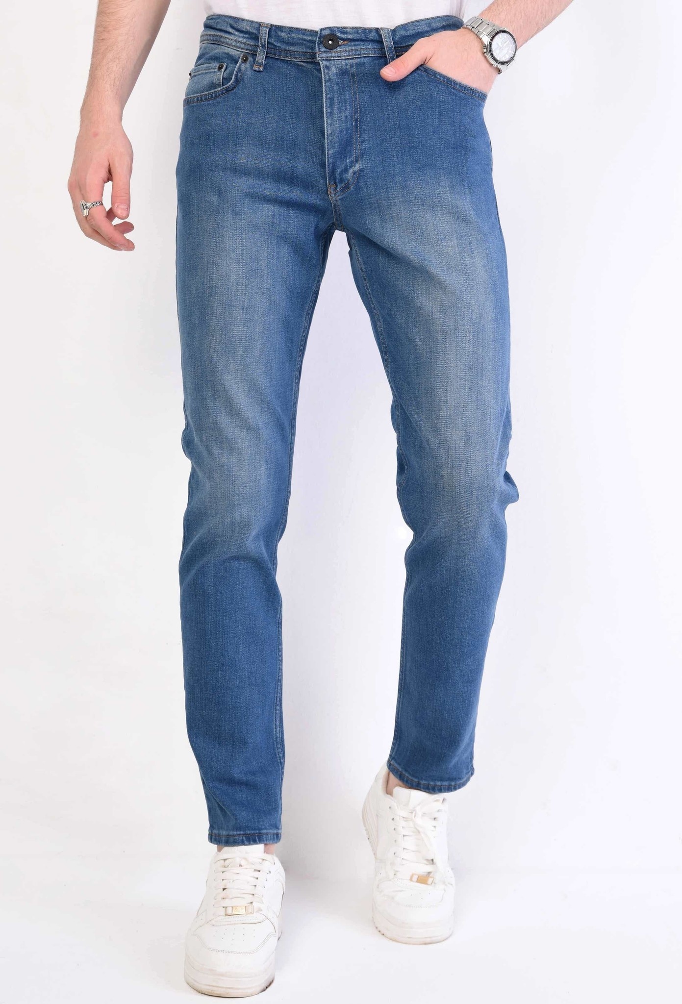 A Byxor Herr Regular Fit - DP-NW - Bla