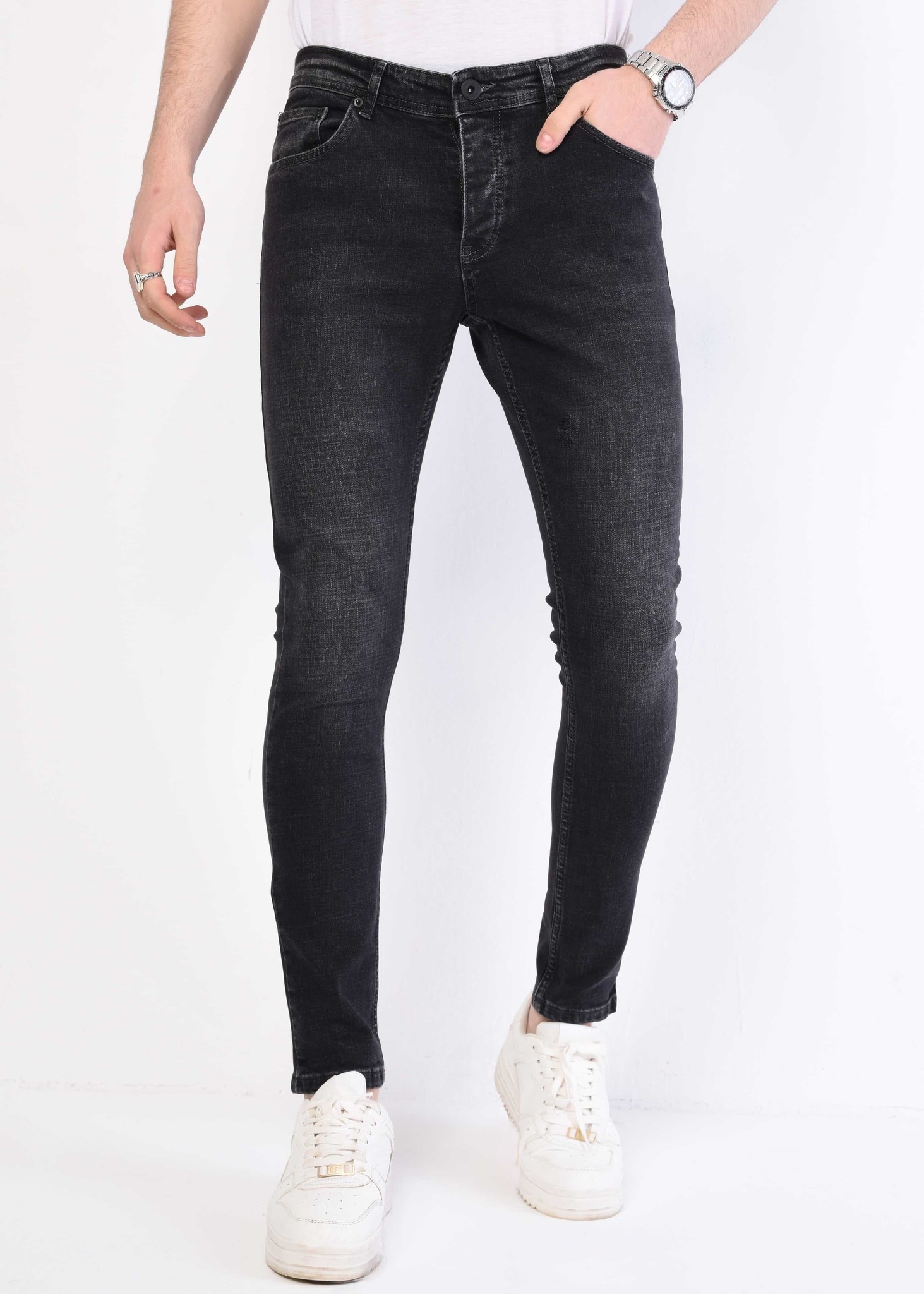 Jeans Stretch Herr Regular Fit - DP-NW - Svart