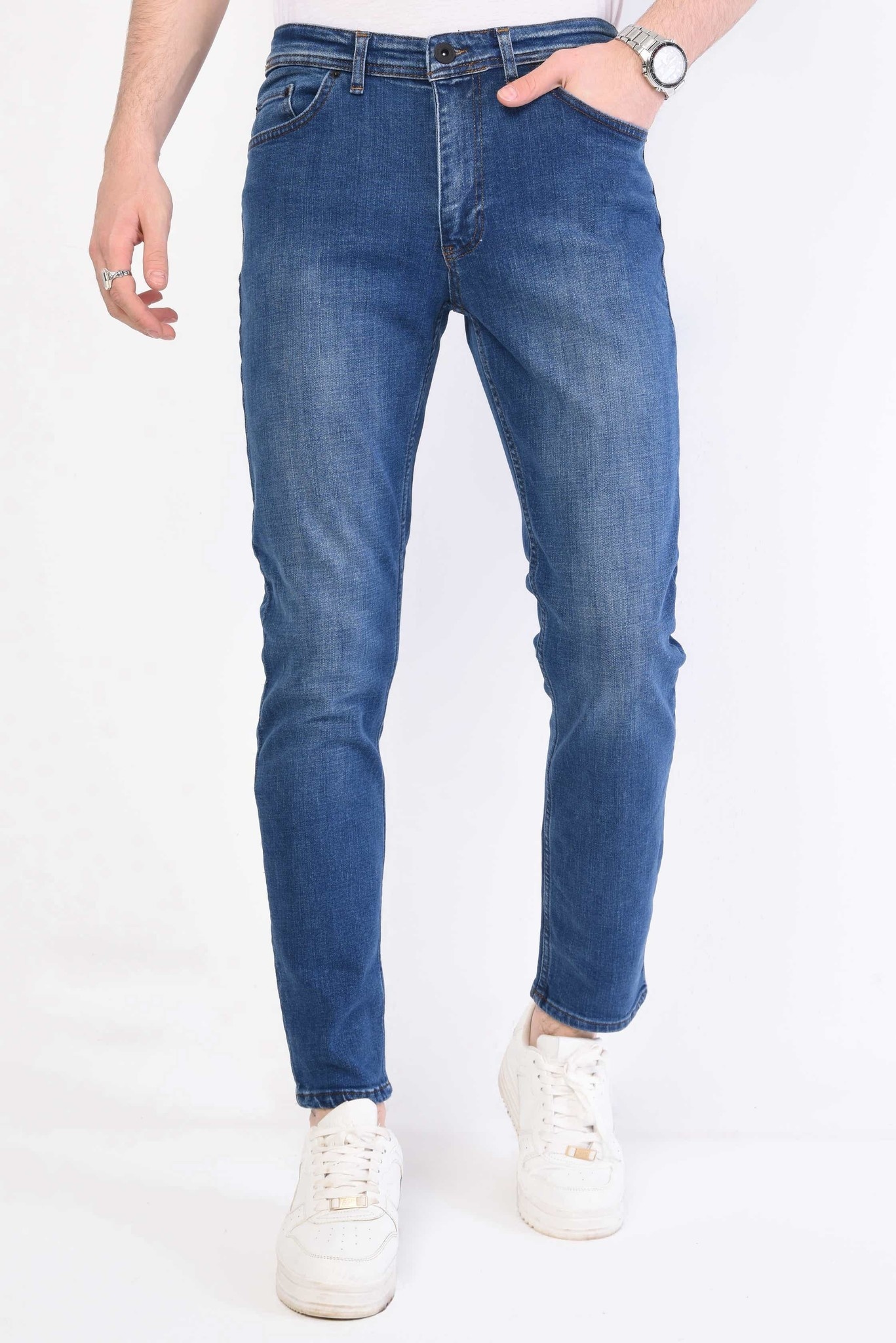 Jeans Herr Stretch Regular Fit - DP-NW - Bla