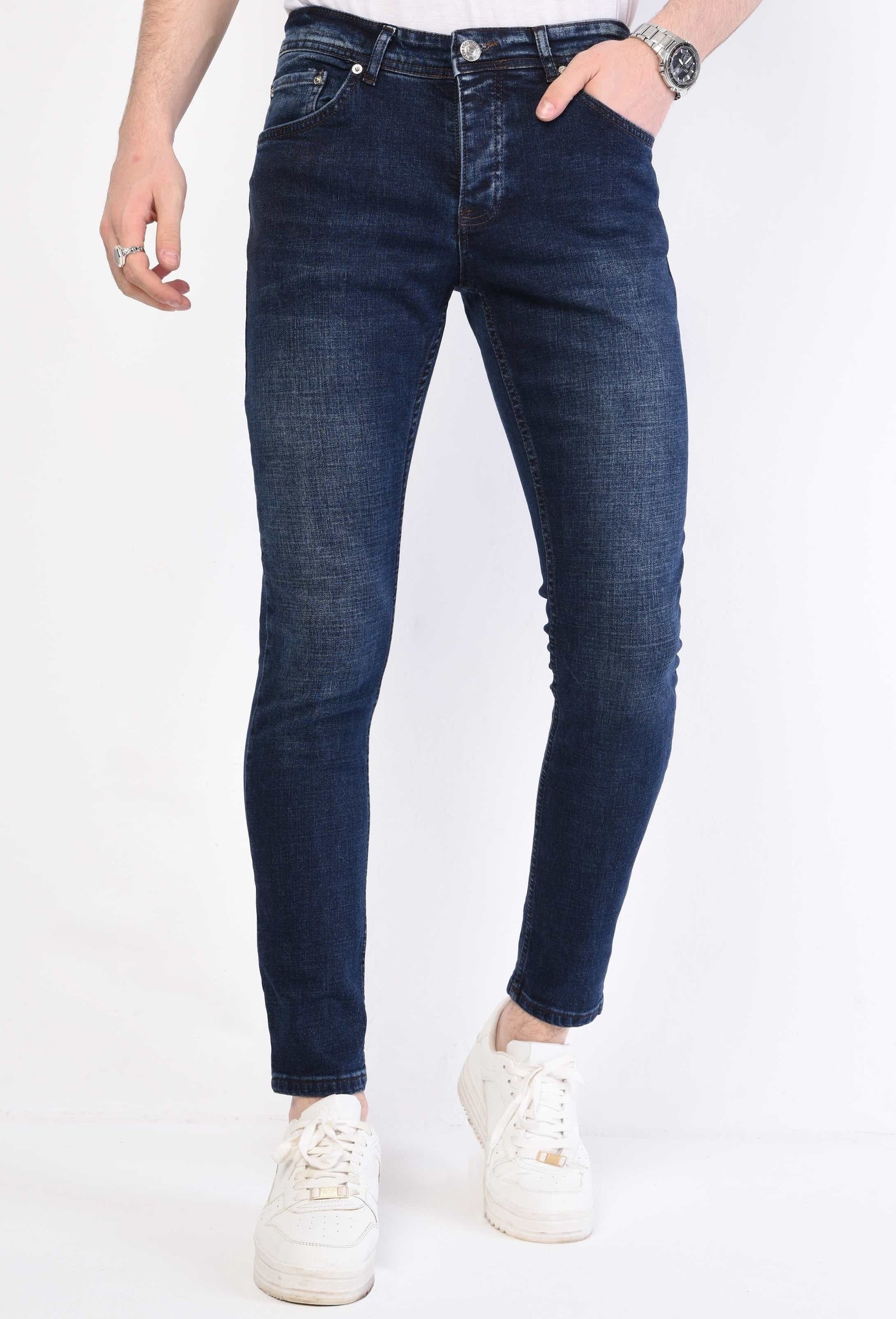 Slim Fit A Jeans Herr - DC- - Bla