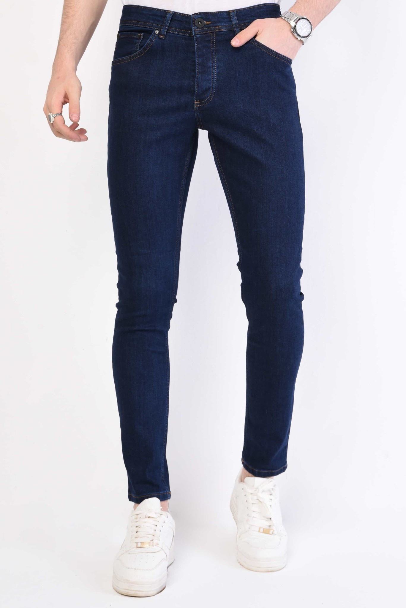 Blå Byxor Herr Slim Fit - DPS- NW - Bla