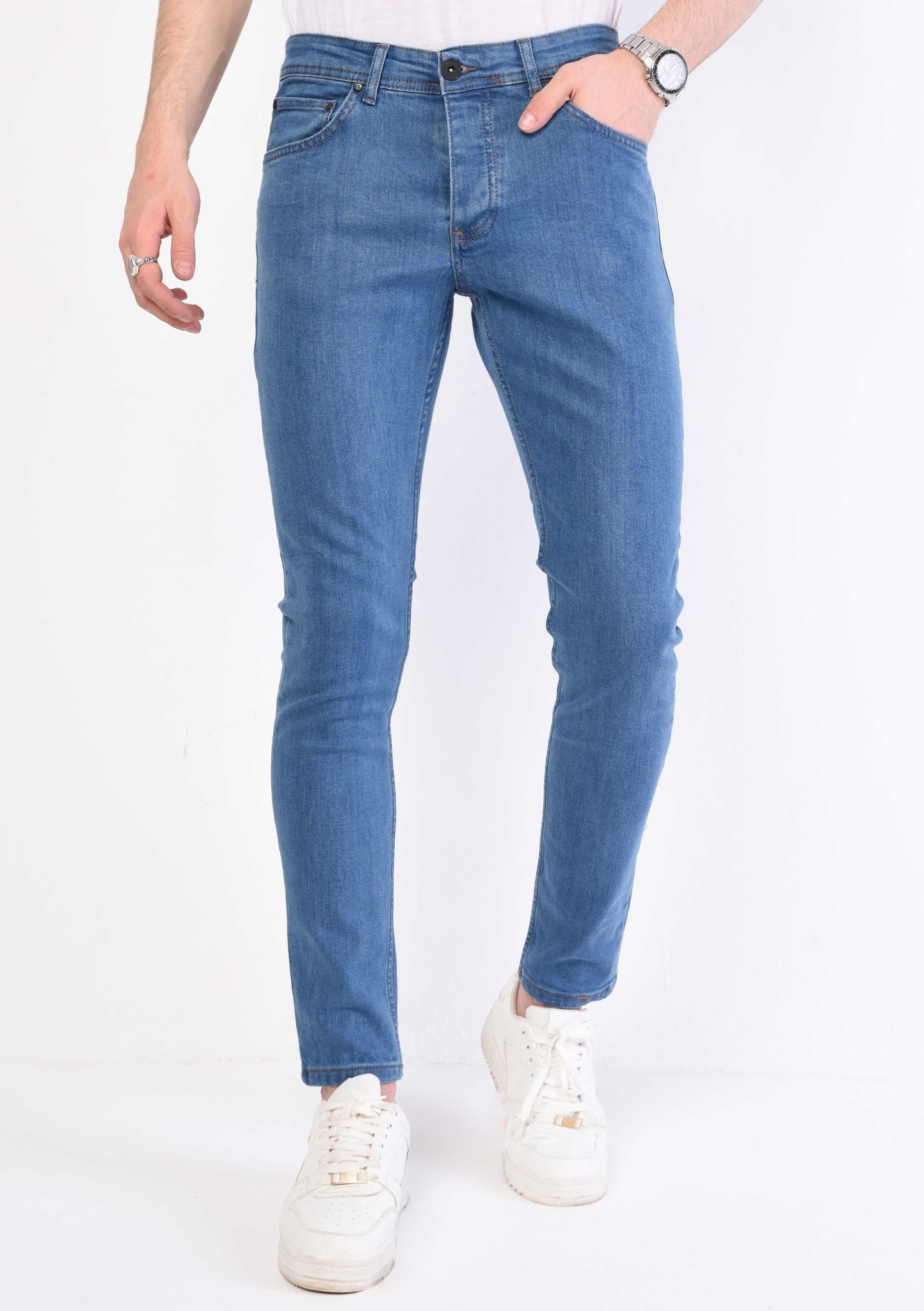 Slim Fit A Byxor Herr - DPS- NW - Bla