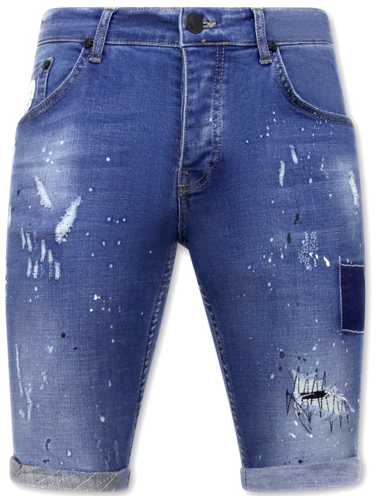Jeans Kortbyxor Herr Skinny --SH - Bla