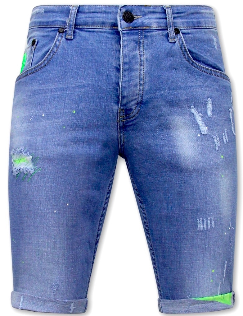 Skinny Herrshorts Jeans - -SH - Bla