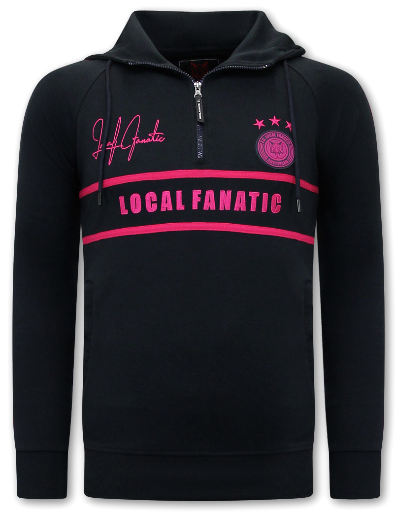 Träningströja För Män Double Line Signed - Blå Rosa