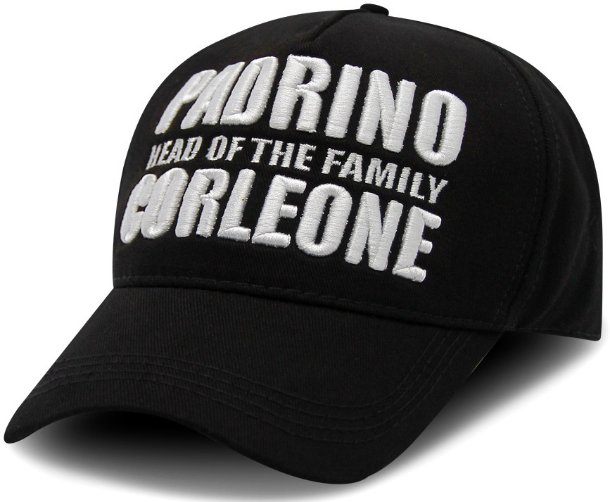 Herr Kepsar Padrino Corleone - Svart