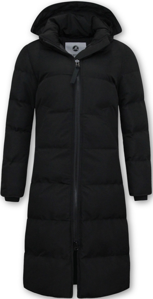 Varm Vinterjacka Dam Puffer - Svart