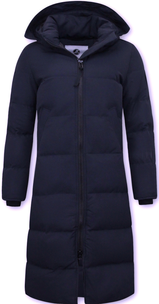 Varm Vinterjacka Dam Puffer Bla