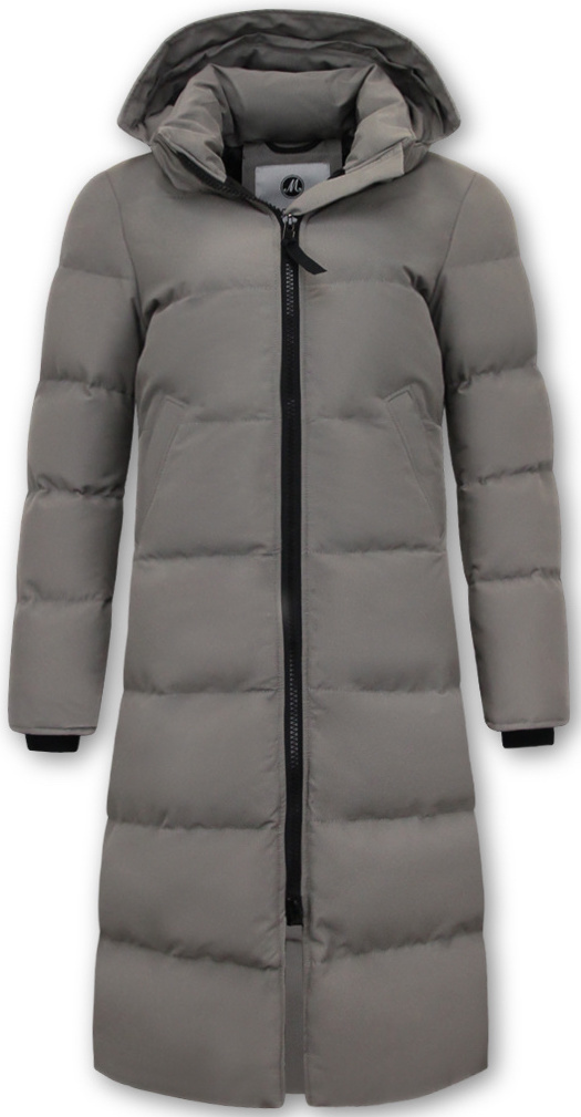 Varm Vinterjacka Dam Puffer Gra