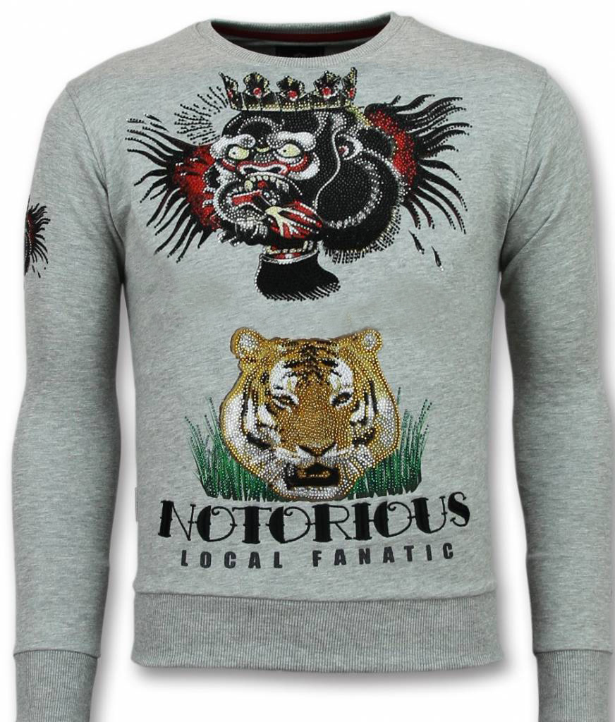 Conor Notorious Tattoo Sweater - Grå