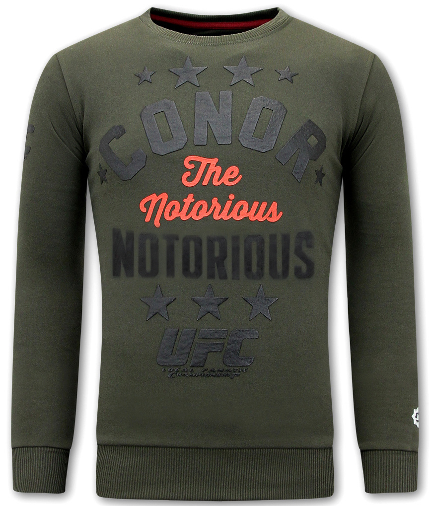 Herrtröja Med Tryck - Conor Notorious - Grön