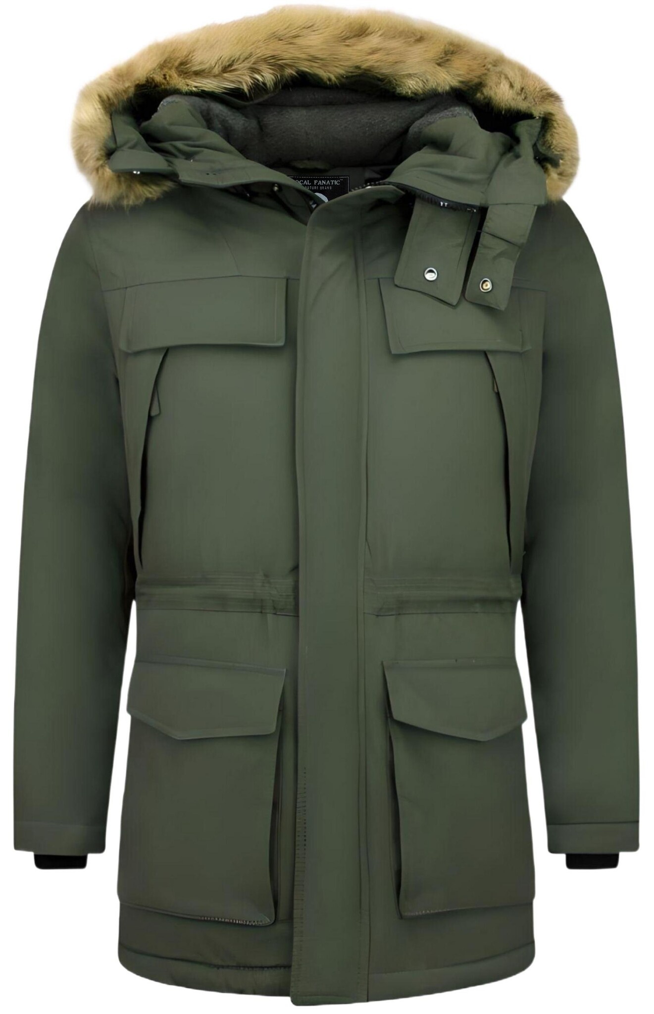 Vinterjackor Långa - Parkas Jackor Herr Grön