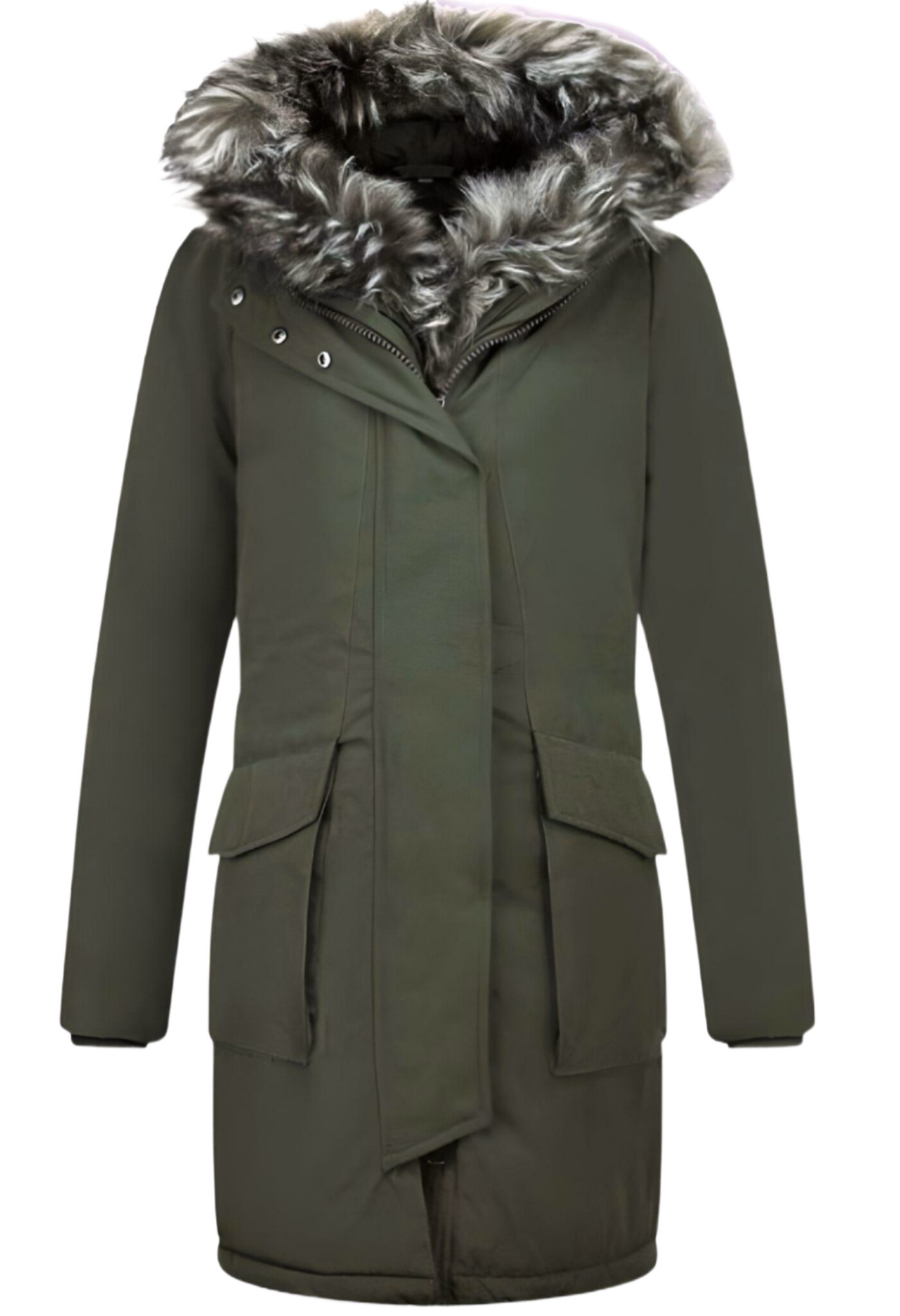 Parkas Vinterjackor Damer - Finaste Vinterjackan - G - Grön