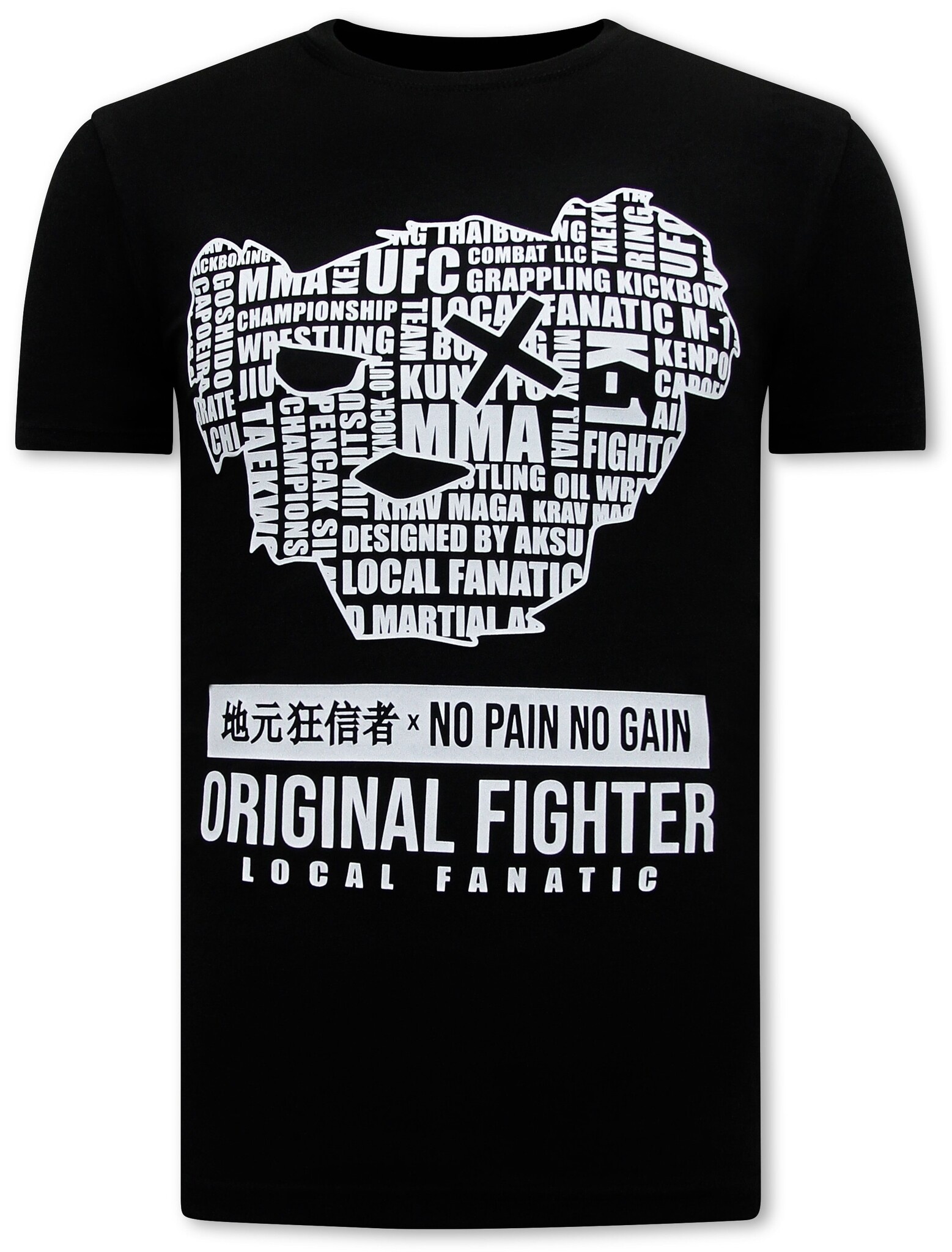 MMA Orginal Fighter T-Shirt Herr - Svart