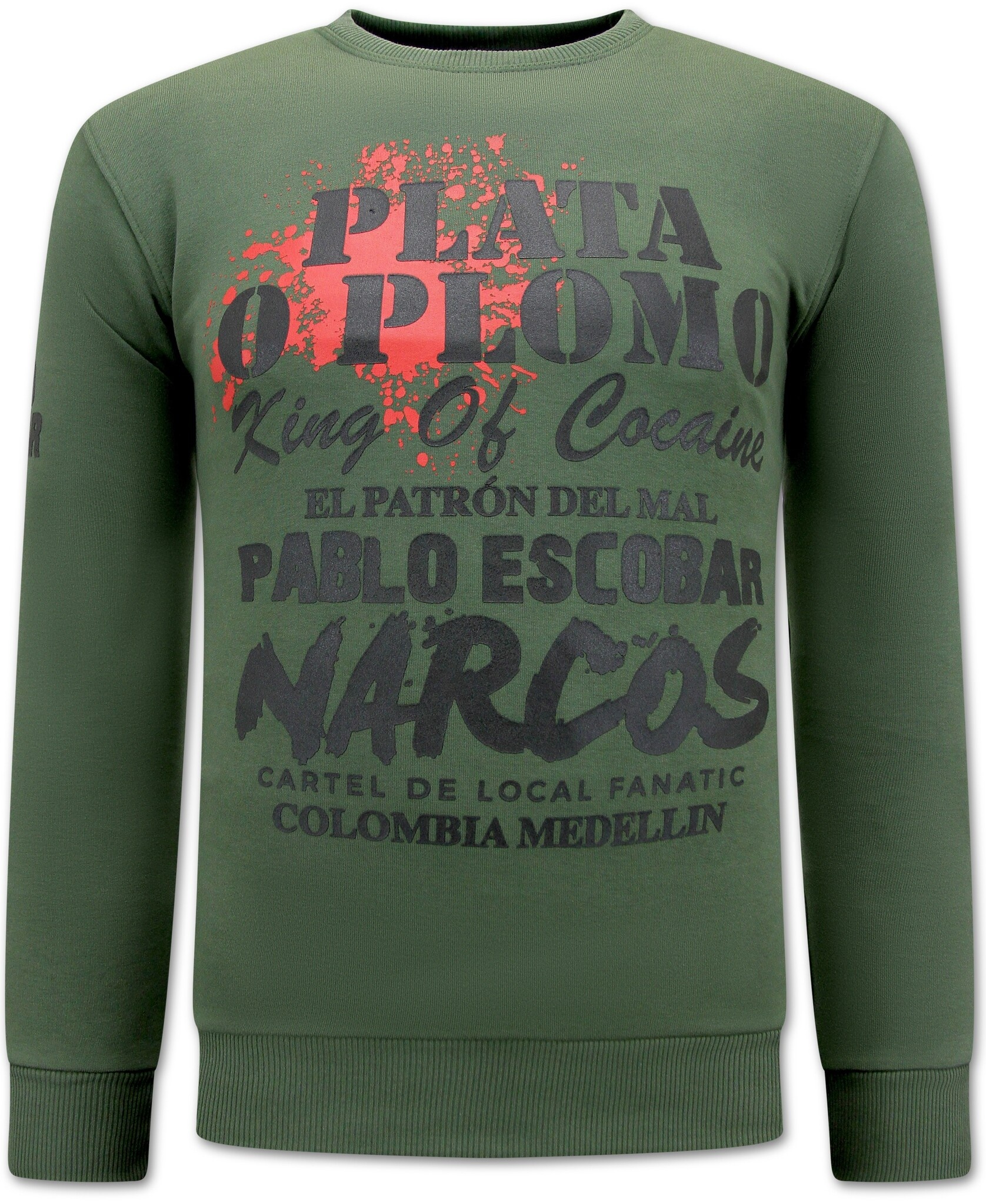 Pablo Escobar - El Patron Herrtröja - Grön