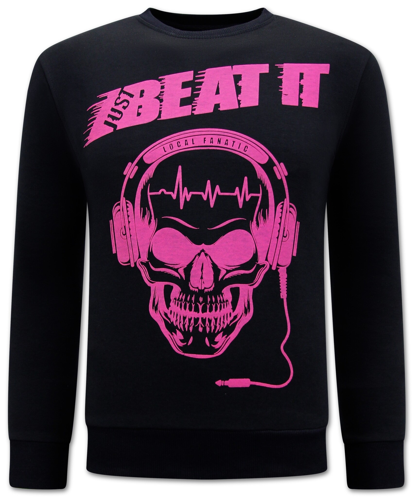 Just Beat It Print Herrtröja - Svart