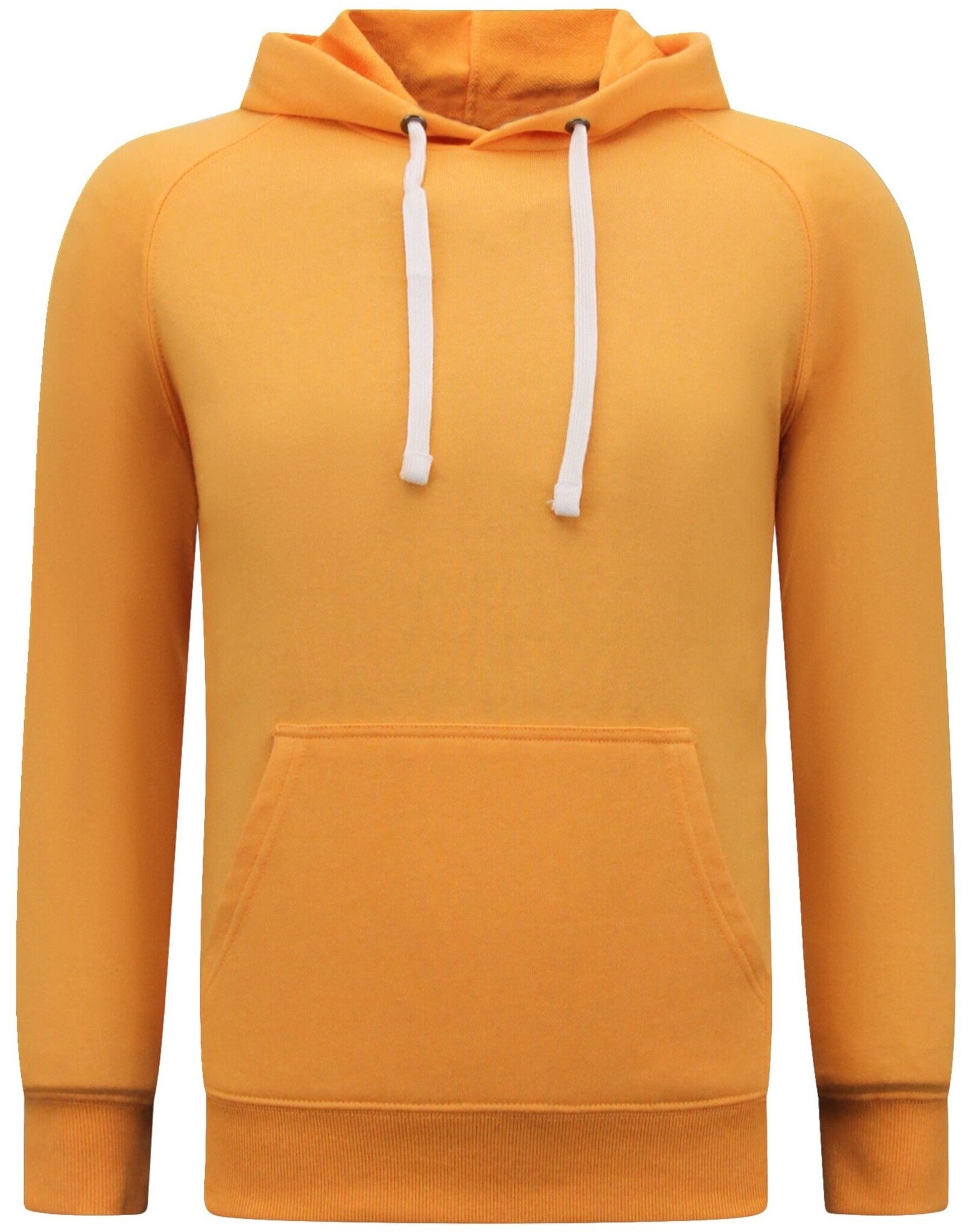 Hoodie Men - Hoodie Med Huva - Ljusorange