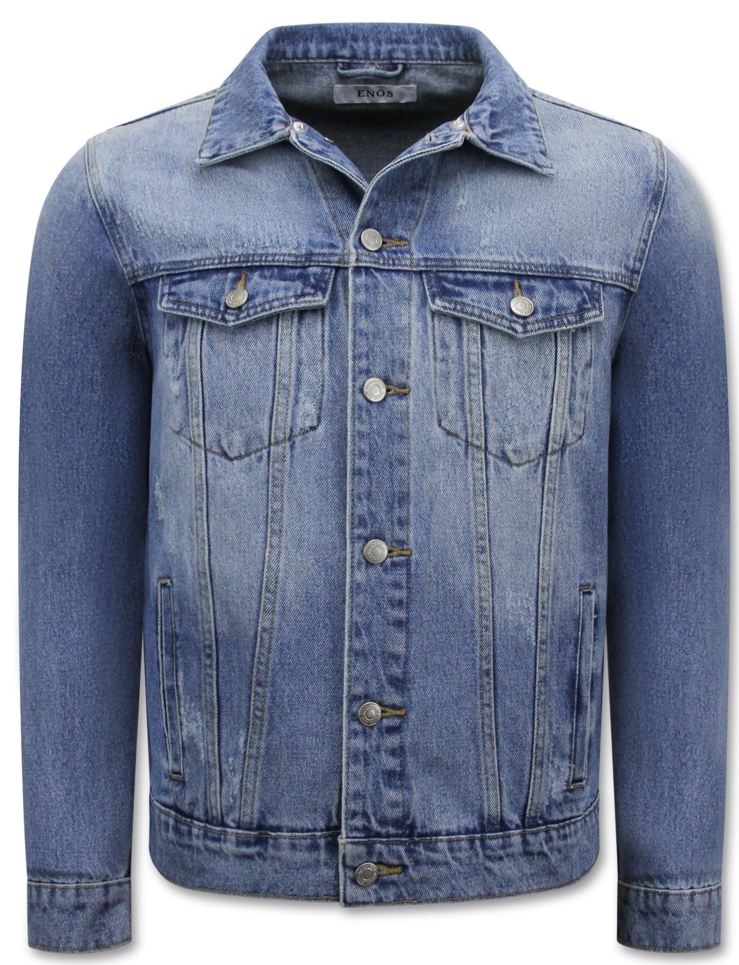 Denim Jeansjackor Herr Blå