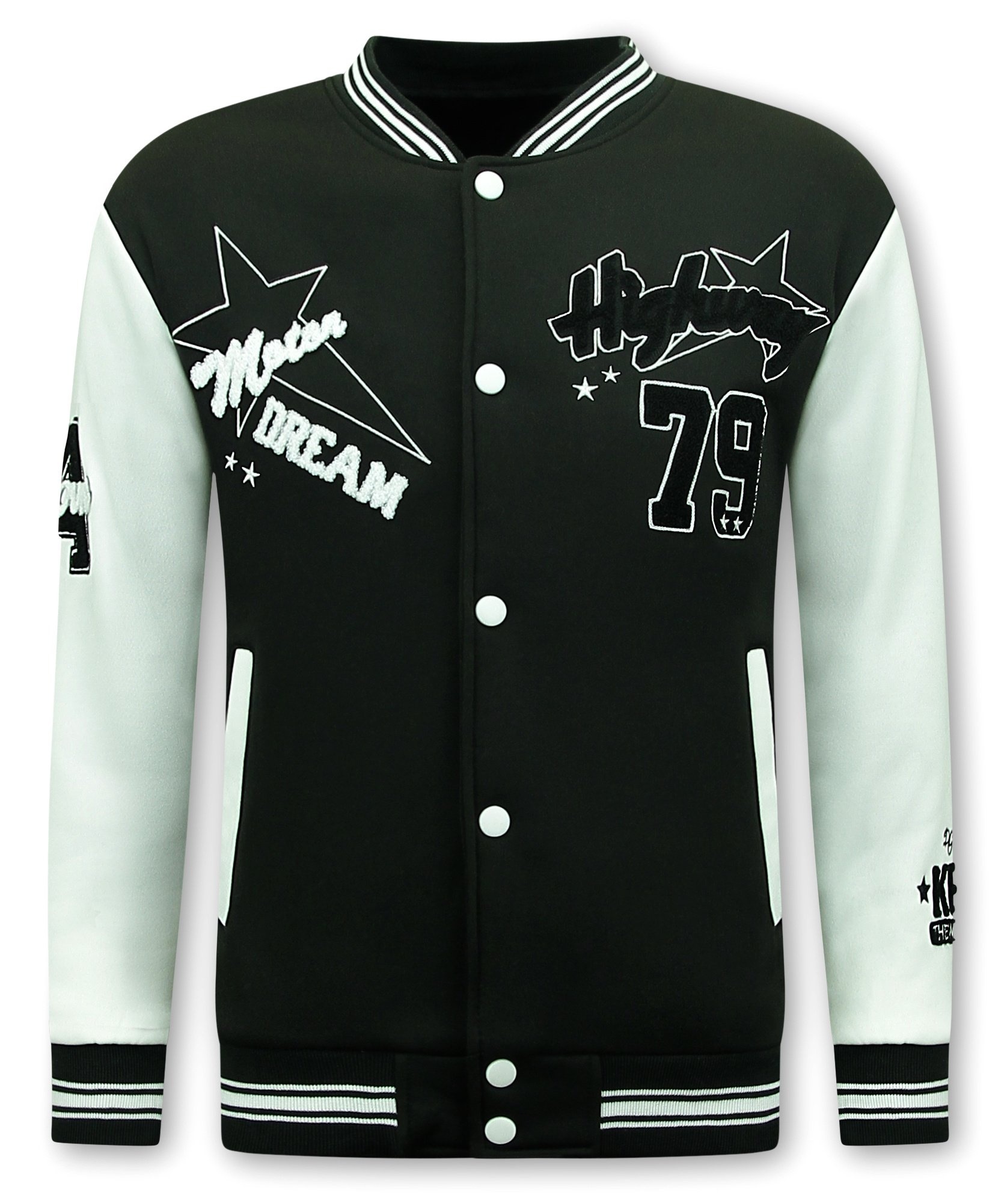 Varsity Väst Herr - Baseballjacka - Svart