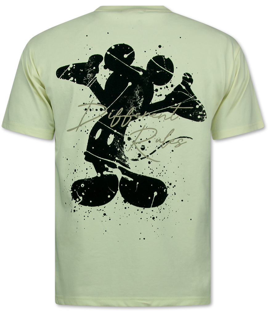 Herr-T-Shirt Med Tryck - Stor T-Shirt Herr - Roliga T-Shirt För Herrar - Rolig T-Shirt - Gul