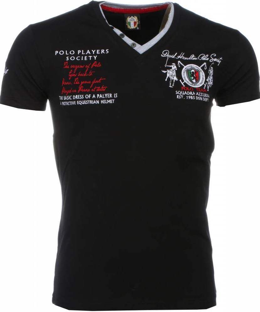 Broder Polo-Spelare - Man T-Shirt Svart